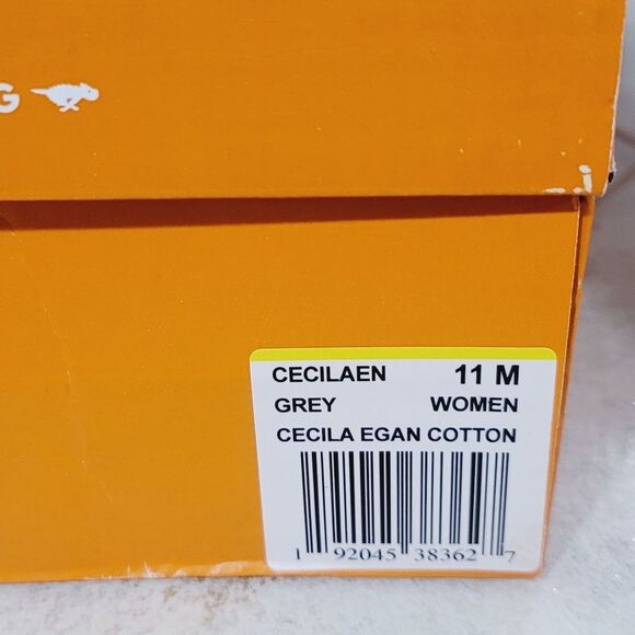 Rocket Dog Women's Grey Cecila Egan Cotton Lace-up Sneakers Size 11 NIB - Picture 11 of 15
